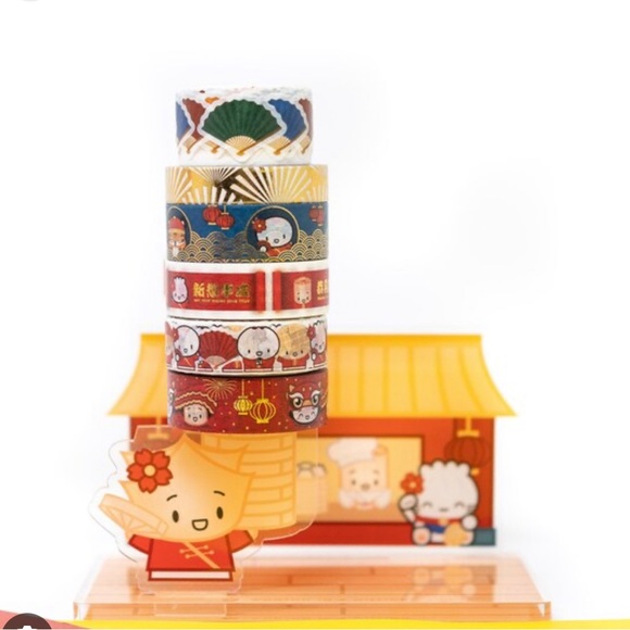 Exclusive Year of the Tiger Steam Team Dimsum Washi Stand - Picture 4 of 8